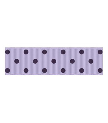 Lunares grandes lila/morado 22mm