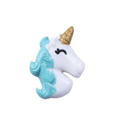 UNICORNIO 3D 25*30mm - VARIOS COLORES