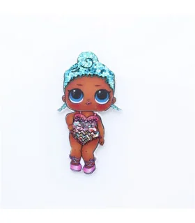 RESINA LOL SURPRISE GLITTER -  PRECIOUS 38*58mm