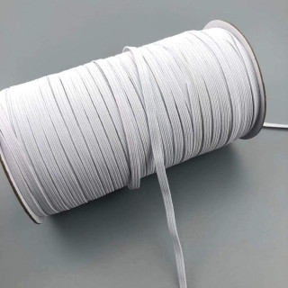 Goma elástica blanca 6mm