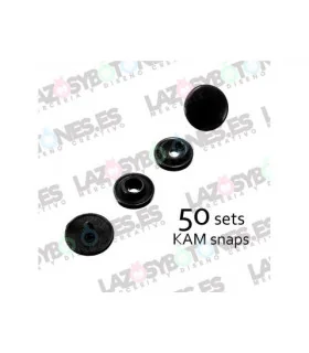 PACK de 50 SNAPS KAM - Negro PACK de 50 SNAPS KAM - Negro