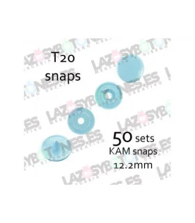 PACK de 50 SNAPS KAM - Azul Bebé PACK de 50 SNAPS KAM - Azul Bebé
