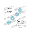 PACK de 50 SNAPS KAM - Azul océano
