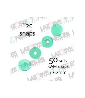PACK de 50 SNAPS KAM - Verde Menta PACK de 50 SNAPS KAM - Verde Menta