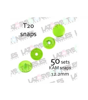 PACK de 50 SNAPS KAM - Verde Manzana PACK de 50 SNAPS KAM - Verde Manzana