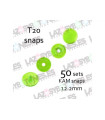 PACK de 50 SNAPS KAM - Verde Manzana
