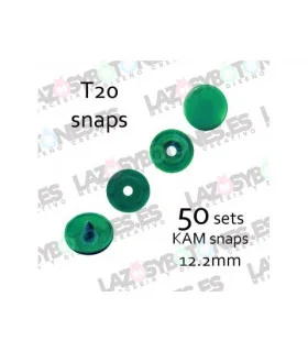PACK de 50 SNAPS KAM - Verde Esmeralda PACK de 50 SNAPS KAM - Verde Esmeralda