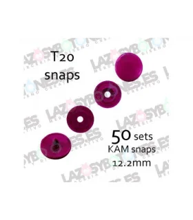 PACK de 50 SNAPS KAM - Borgoña PACK de 50 SNAPS KAM - Borgoña