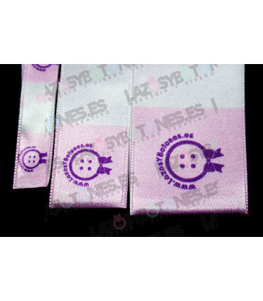 ETIQUETAS TEXTILES MOD. ENTRECOSTURAS - Varias medidas