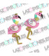APLIQUE DE FIELTRO GLITTER FLAMENCO 90*48MM
