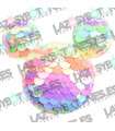 PACK DE 2 APLIQUES MINNIE LENTEJUELAS IRIS 45*50MM