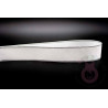 Cinta grosgrain HILO PLATEADO 25mm - Blanco