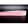 Cinta grosgrain HILO PLATEADO 25mm - Rosa Bebé