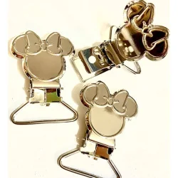 Chupetero MINNIE MOUSE PLATA Chupetero MINNIE MOUSE PLATA