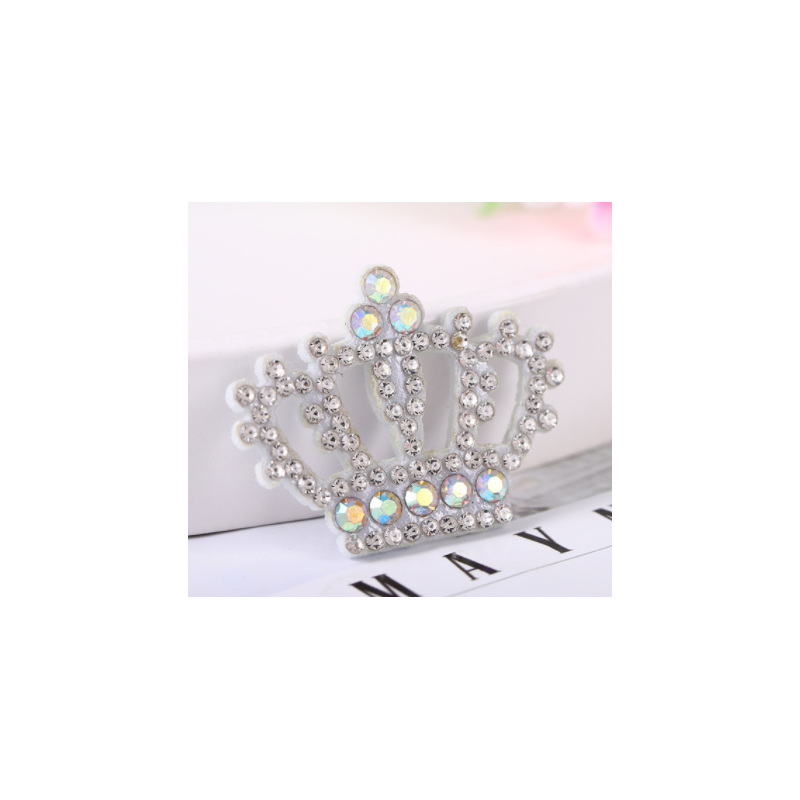 CORONAS BRILLO PLATA - 38*28mm