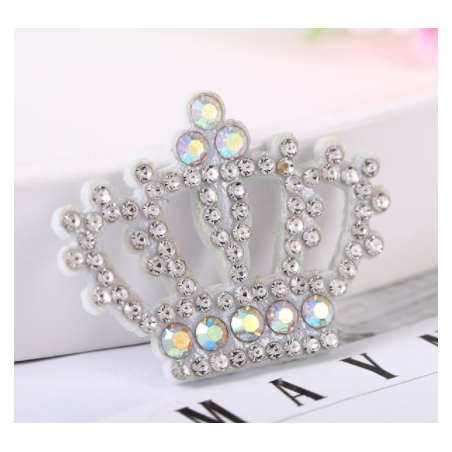 CORONAS BRILLO PLATA - 38*28mm