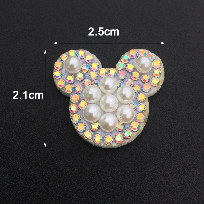 MINNIE MICKEY PERLAS Y STRASS - 25MM