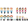 Llavero PERSONALIZADO - Familia Palito