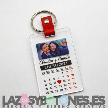 Llavero PERSONALIZADO - Calendario