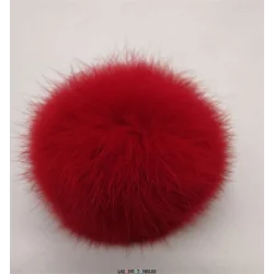 Pompón de pelo sintético 50mm - Varios colores