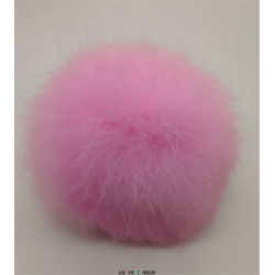 Pompón de pelo sintético 50mm - Varios colores