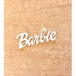 RESINA MOD. BARBIE LOGO - VARIOS COLORES RESINA MOD. BARBIE LOGO - VARIOS COLORES