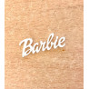 RESINA MOD. BARBIE LOGO - VARIOS COLORES