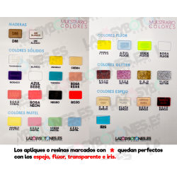 APLIQUE - RESINA LOGOS MARCAS 