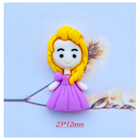 RESINA PRINCESA RAPUNZEL - 23*12mm