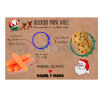 BANDEJA IMPRESA - MOD. PAPA NOEL - SANTA CLAUS