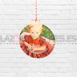 BOLA DE NAVIDAD CON FOTO BOLA DE NAVIDAD CON FOTO