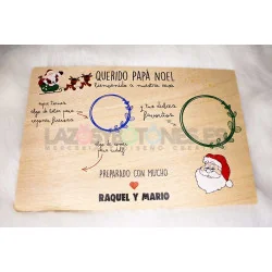 BANDEJA IMPRESA - MOD. PAPA NOEL - SANTA CLAUS BANDEJA IMPRESA - MOD. PAPA NOEL - SANTA CLAUS