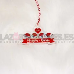 BOLA NAVIDAD - MOD. FAMILIA PAPA NOEL BOLA NAVIDAD - MOD. FAMILIA PAPA NOEL