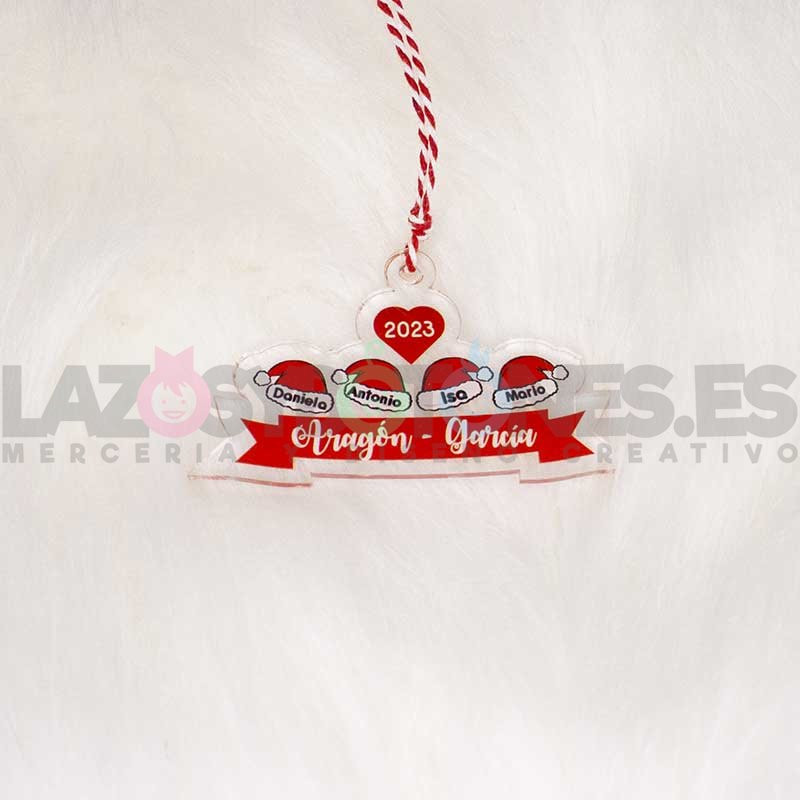 BOLA NAVIDAD - MOD. FAMILIA PAPA NOEL