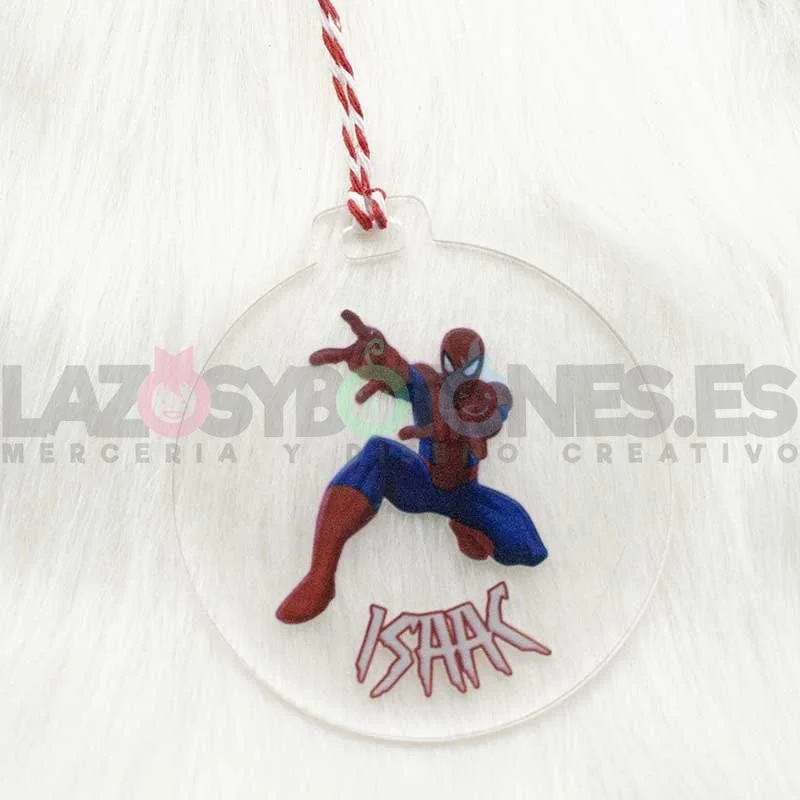 BOLA NAVIDAD PERSONALIZADA - MOD. SPIDERMAN