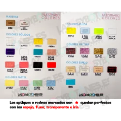APLIQUE RESINA NOMBRE PARA LAZOS - VARIOS COLORES APLIQUE RESINA NOMBRE PARA LAZOS - VARIOS COLORES