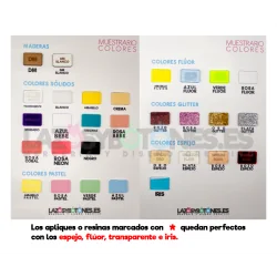 APLIQUE RESINA DOBLE - LOGOS MARCAS APLIQUE RESINA DOBLE - LOGOS MARCAS
