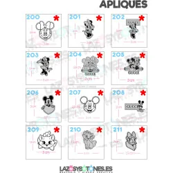 APLIQUE - RESINA PERSONAJES APLIQUE - RESINA PERSONAJES