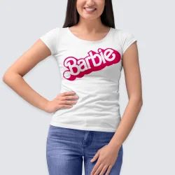 PEGATINA PARA ROPA A TODO COLOR - BARBIE LOGO 1 PEGATINA PARA ROPA A TODO COLOR - BARBIE LOGO 1