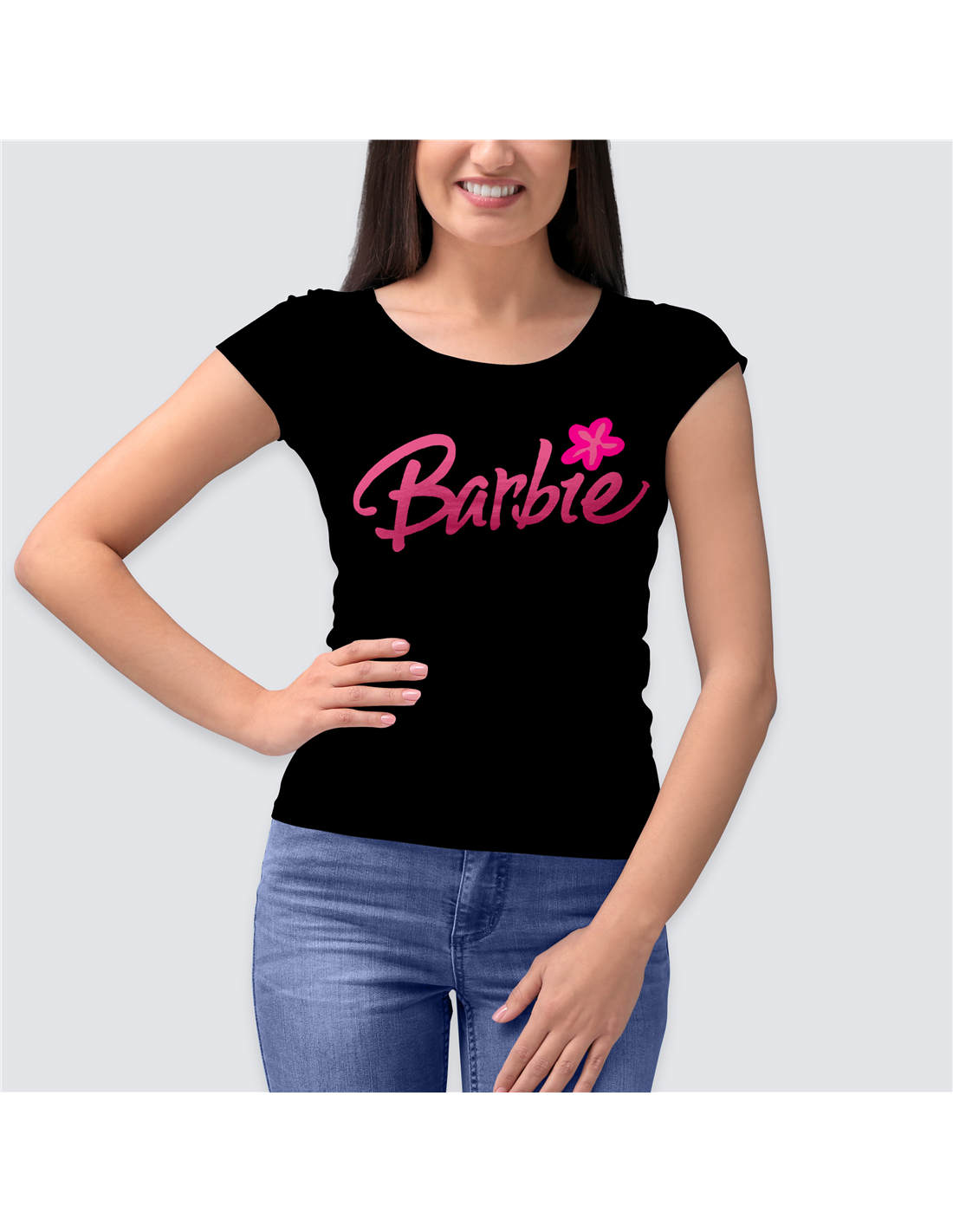 Pegatina Barbie Logo Contorno