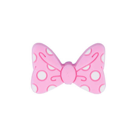ENTREPIEZA SILICONA LAZO MINNIE - ROSA