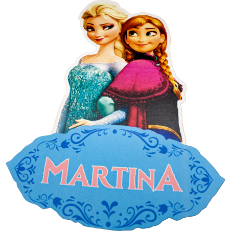 LETRERO DE MADERA - FROZEN