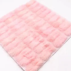POMPONES de pelo sintético 7cm - Varios colores