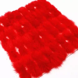 POMPONES de pelo sintético 7cm - Varios colores
