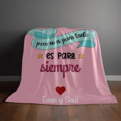 MANTA  PERSONALIZADA