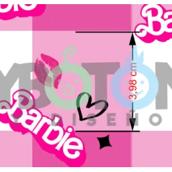 ¡PREVENTA!  Tela Barbie Vichy - 145cm/ancho