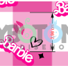 ¡PREVENTA!  Tela Barbie Vichy - 145cm/ancho