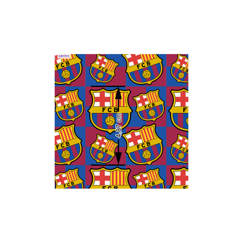¡PREVENTA!  Tela Barça Barcelona - 150cm/ancho