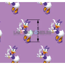 ¡PREVENTA!  Tela Daisy Lila - 150cm/ancho