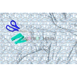 ¡PREVENTA!  Tela Guess Azul Bebé - 150cm/ancho